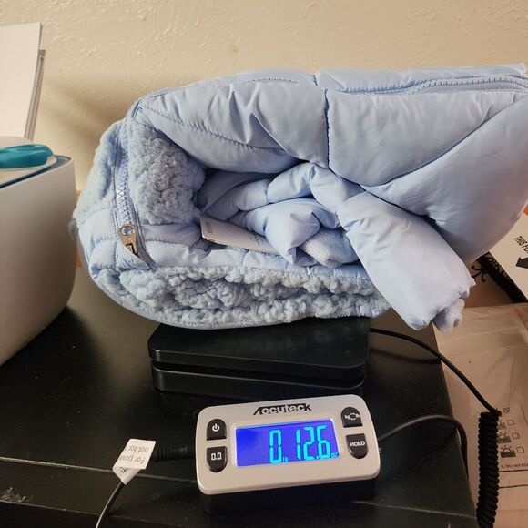 Jessica Simpson baby girl blue soft faux fur lined coat size 24 months NWT - Picture 11 of 11